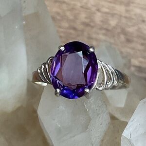 Amethyst .925 Silver Ring